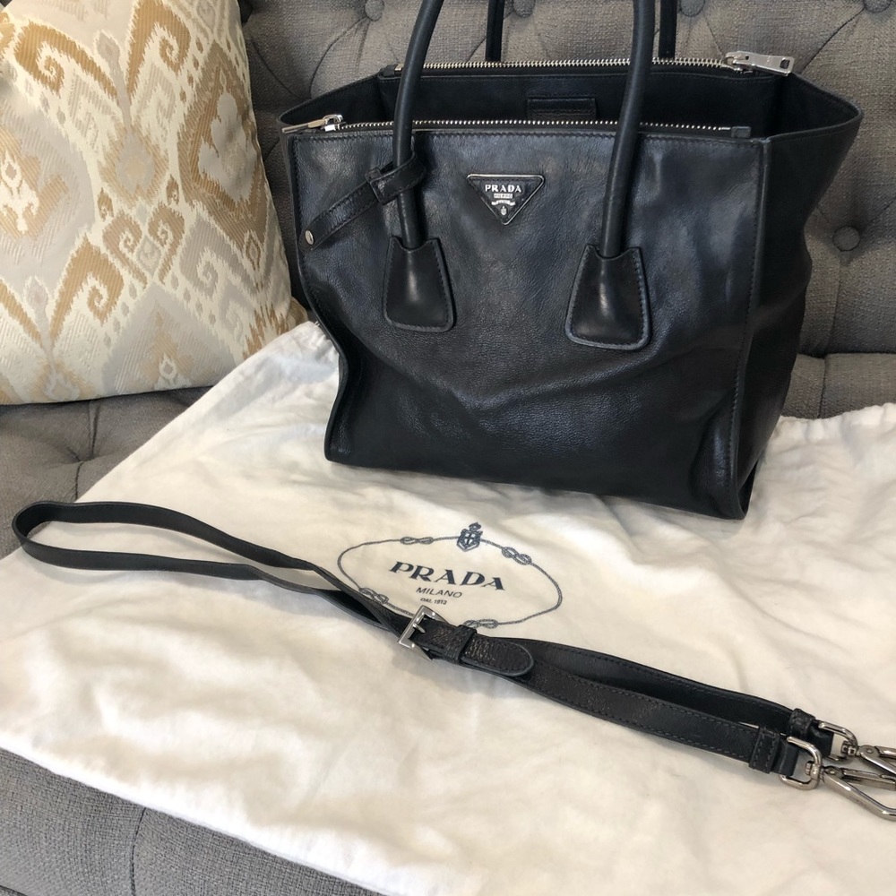Authentic PRADA nappa leather bag